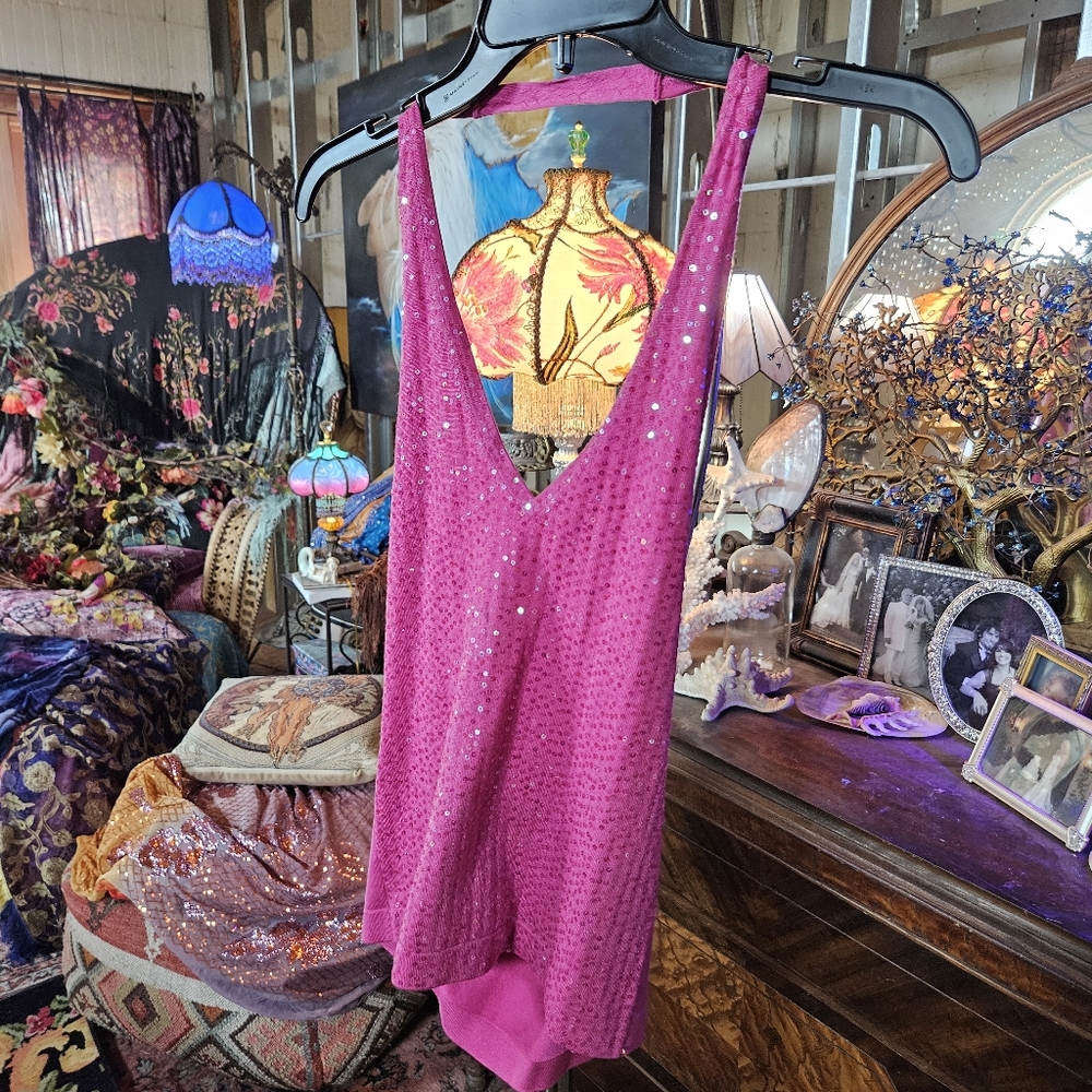 BCBG SEQUIN TANK